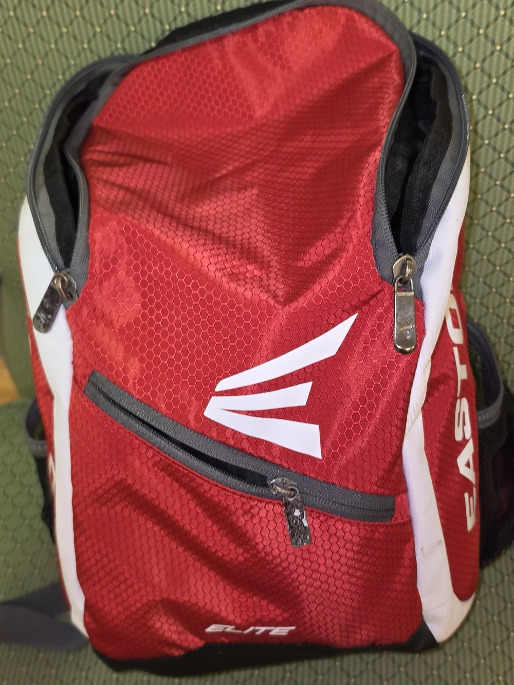 Easton Walk Off Elite Softball Backpack Women's Red and White